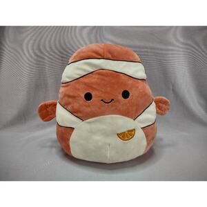 Kellytoy‎ Squishmallow Ricky W/Orange Slice Clown Fish Plush Toy Squad Rare 13"